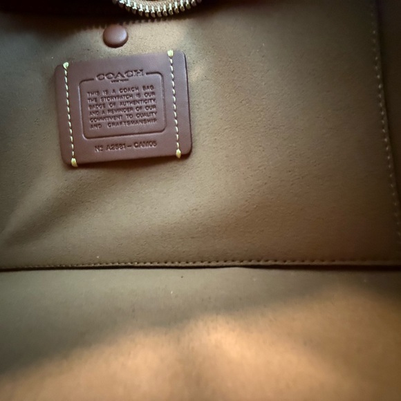 Coach Soft Empire Carryall 28 - Honey Brown - Picture 11 of 12